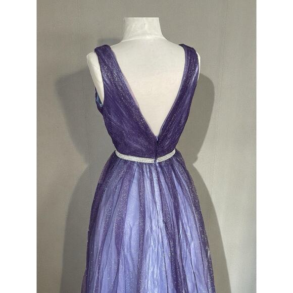 Cinderella Divine Glitter Dress M-L Prom Wedding Red Carpet - Picture 11 of 11